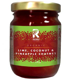 Lime, Cocount & Pineapple Chutney